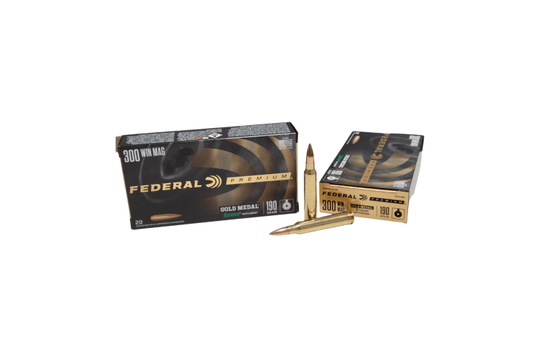 Federal Gold Medal .300 Win Mag 190 Grain MatchKing BTHP