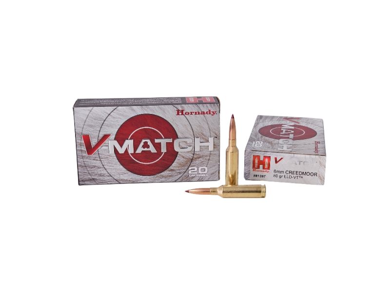 Hornady V Match 6mm Creedmoor 80 Grain ELD VT